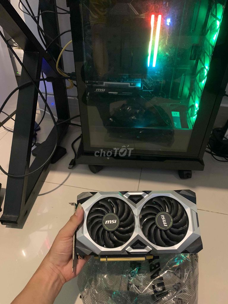 Card đồ họa MSI RTX 2060 Super 8GB GDDR6. Mua bán Linh kiện (RAM, Card...) tại Quận Ngũ Hành Sơn Đà Nẵng được đăng bởi beo hình 1