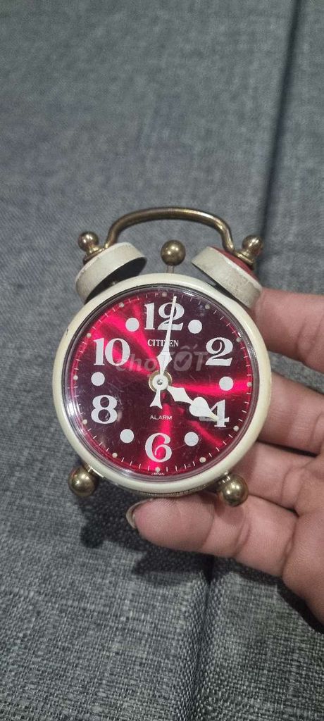 Đồng hồ báo thức Citizen Đồng Đỏ. Mua bán Nội thất, đồ gia dụng khác tại Quận 10 Tp Hồ Chí Minh được đăng bởi chuyên đồ nhật bãi hình 1