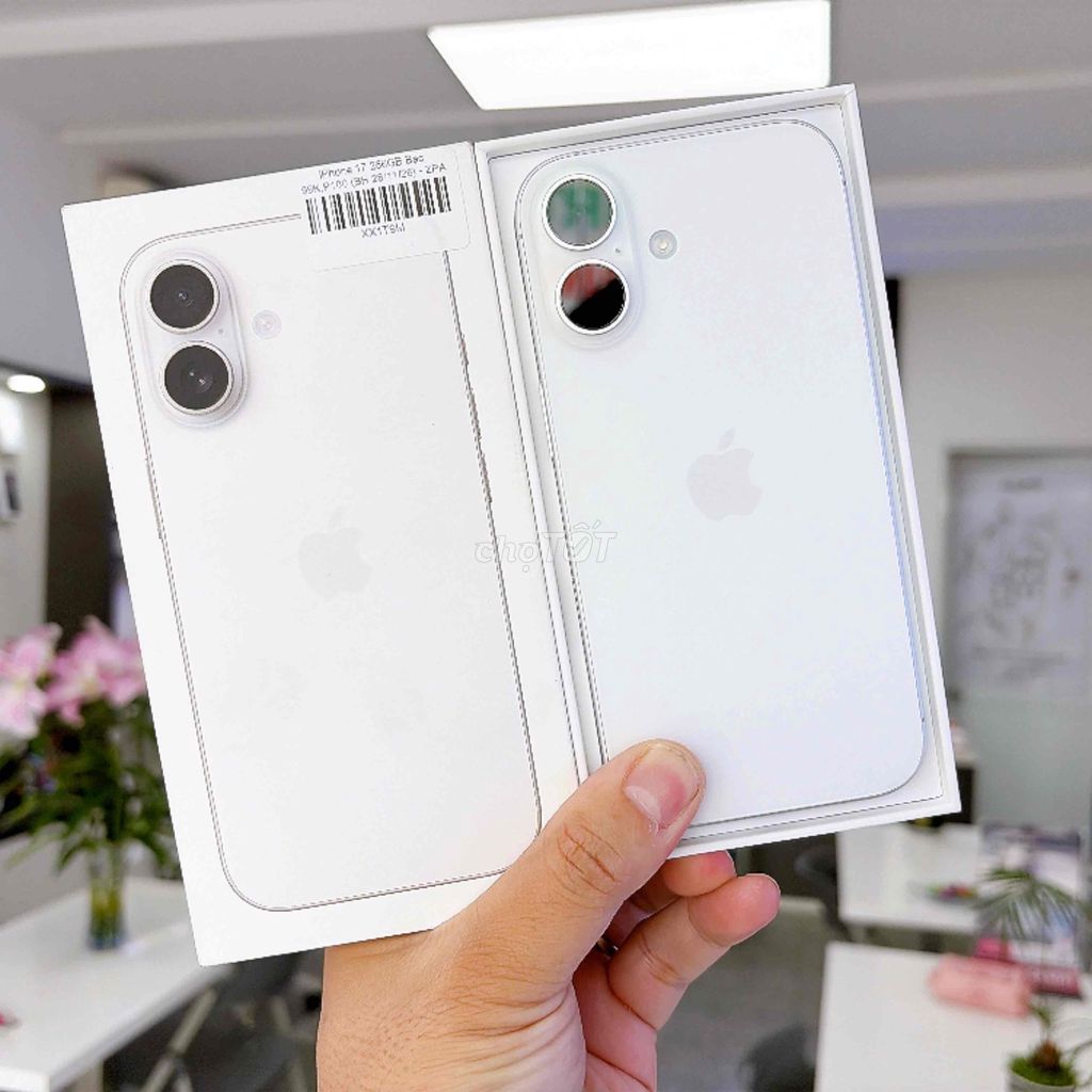 iPhone 17 256GB Trắng VN Fullbox S126L Pin 100. Mua bán Điện thoại tại Huyện Long Thành Đồng Nai được đăng bởi Gume Mobile Long Thành hình 1