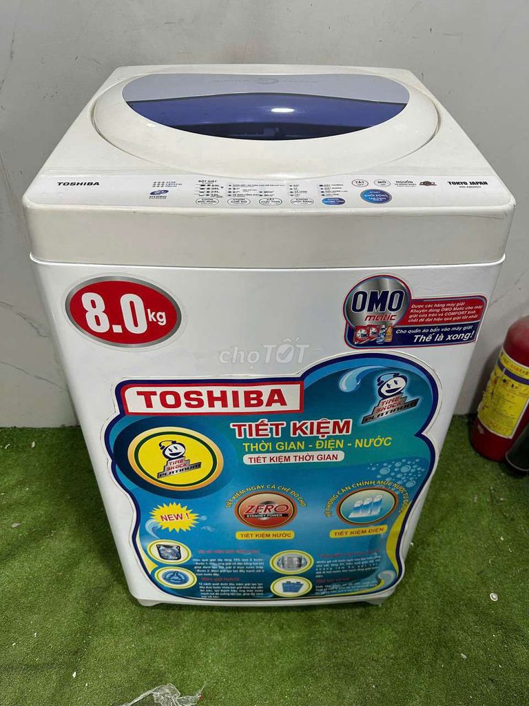 Máy giặt Toshiba 8kg Trắng. Mua bán Máy giặt tại Quận Thanh Khê Đà Nẵng được đăng bởi ĐIỆN MÁY QUỐC KHÁNH  hình 1