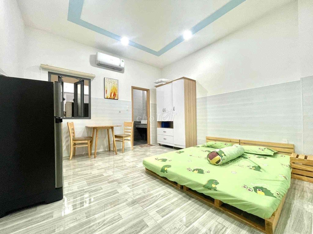 CHO THUÊ CĂN HỘ STUDIO - FULL NỘI THẤT - RỘNG 30m2 GẦN TRƯỜNG ĐH HUTEC