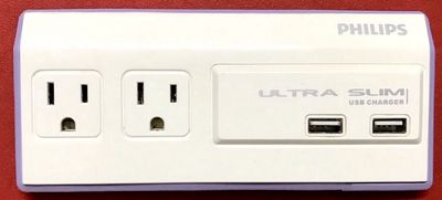 0901957904 - - Ultra Slim Multiple Outlet with 2 AC outlets and