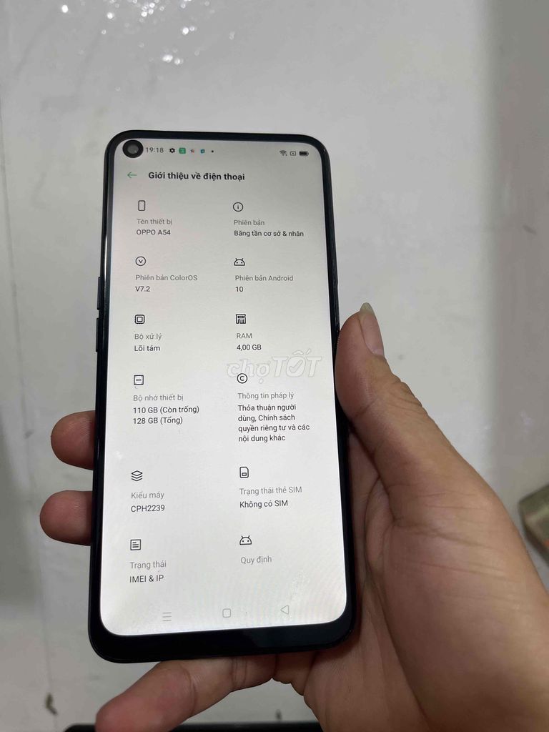 Oppo A54 128GB Đen máy dùng full cn k lổi lầm. Mua bán Điện thoại tại Quận Hải Châu Đà Nẵng được đăng bởi phan văn hiệp hình 1