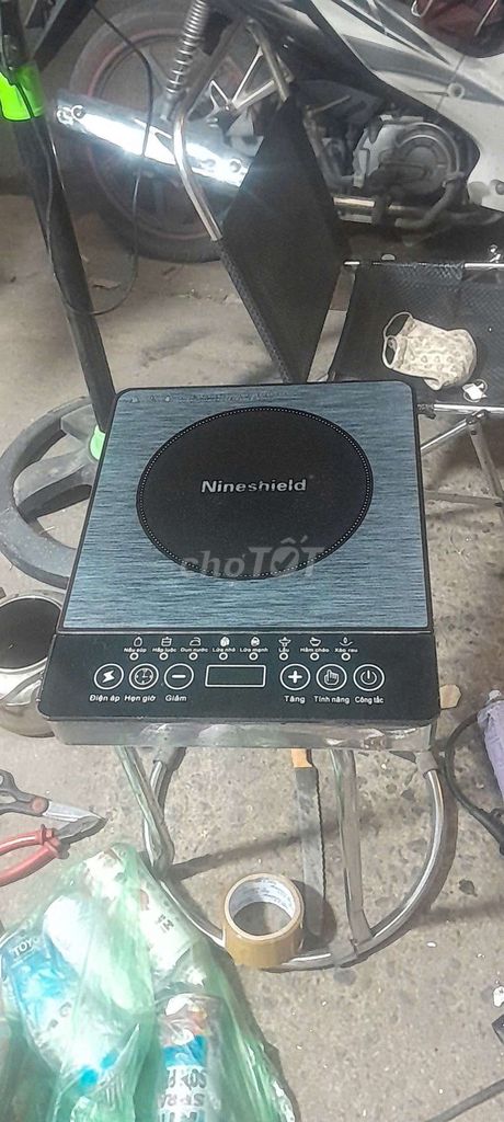 Bếp từ Nineshield Đen, Xám. Mua bán Bếp, lò, đồ điện nhà bếp tại Quận Bình Tân Tp Hồ Chí Minh được đăng bởi Bich Vân hình 1