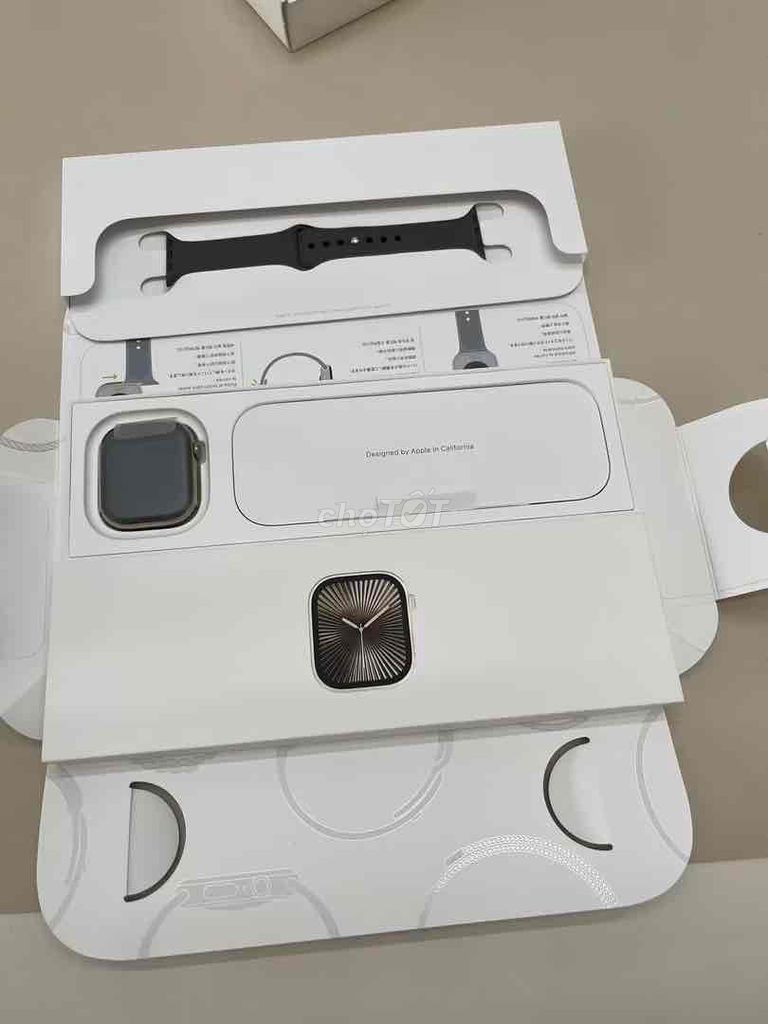 apple watch sr10/46 Titan gold lte esim new mới. Mua bán Thiết bị đeo thông minh tại Quận Tân Bình Tp Hồ Chí Minh được đăng bởi Shop Trung Văn Apple Watch hình 1