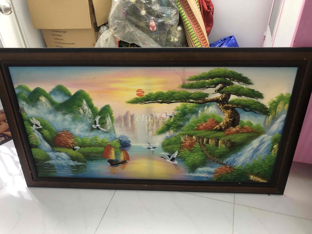 Bức Tranh Phong Thuỷ Đẹp. Mua bán Cây cảnh, đồ trang trí tại Huyện Đức Hòa Long An được đăng bởi Bảo Dương Mobile hình 1