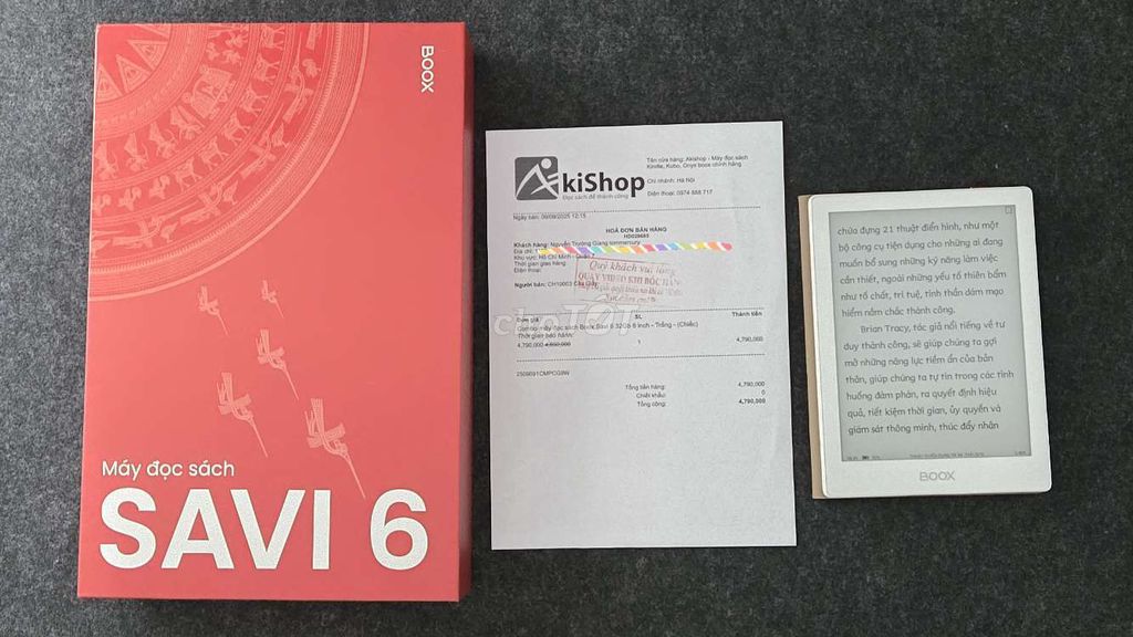 Boox Savi 6. Mua bán Máy tính bảng tại Quận 7 Tp Hồ Chí Minh được đăng bởi Giang hình 1