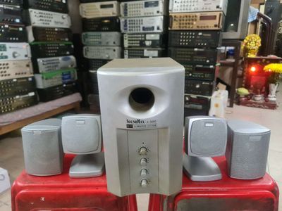 Loa vi tính Sound max A3000 (bạc/220v/ 4.1