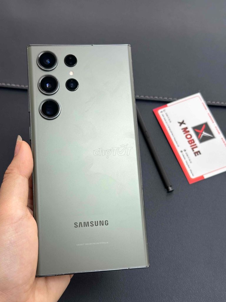 SAMSUNG S23 ULTRA HÀN 12/256 ZIN XANH RÊU CỰC ĐẸP. Mua bán Điện thoại tại Huyện Trảng Bom Đồng Nai được đăng bởi X Mobile Trảng Bom hình 1