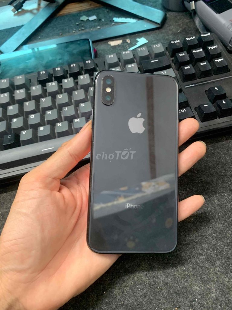 Apple iPhone X 64GB Đen Mất Face ID, nứt kính. Mua bán Điện thoại tại Huyện Đông Hưng Thái Bình được đăng bởi huấn cao hình 1