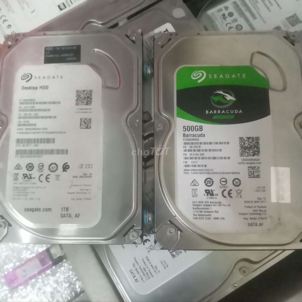 89_ Ổ PC HDD 1T _ HDD 500GB,SỨC KHỎE TỐT