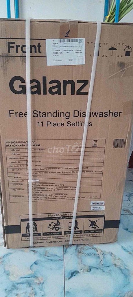 máy rửa chén Galanz – model W45A3A401M (11 bộ).. Mua bán Bếp, lò, đồ điện nhà bếp tại Thành phố Huế Thừa Thiên Huế được đăng bởi Phan Huy hình 1