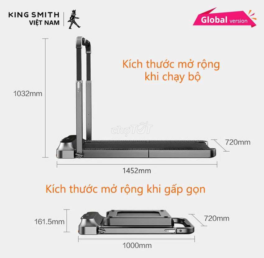 Máy chạy bộ Kingsmith TRR2F