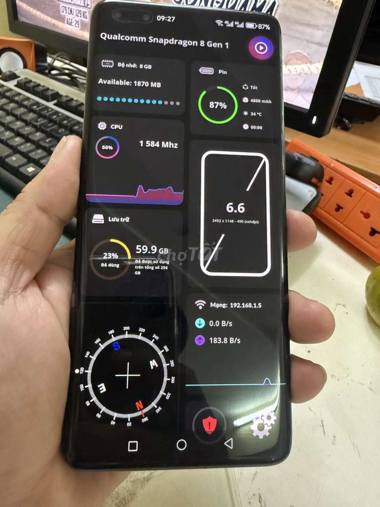Honor Magic4 Pro Đen 256GB. Mua bán Điện thoại tại Quận 6 Tp Hồ Chí Minh được đăng bởi Thiên phúc hình 1