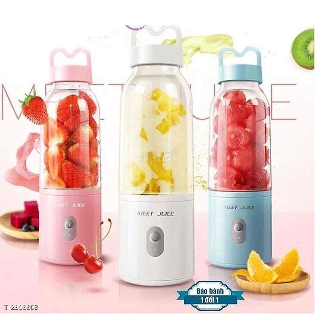 Máy xay cầm tay Meet Juice 500ml Hồng. Mua bán Bếp, lò, đồ điện nhà bếp tại Thành phố Huế Thừa Thiên Huế được đăng bởi taphoaxinh hình 1