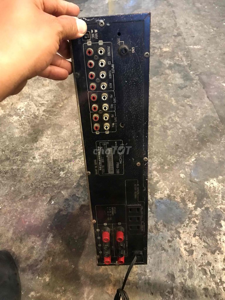 Amply DENON 390 Đen Nhật Bản. Mua bán Tivi, Âm thanh tại Quận 3 Tp Hồ Chí Minh được đăng bởi Anh Thi ban hang gia re nhat hình 1