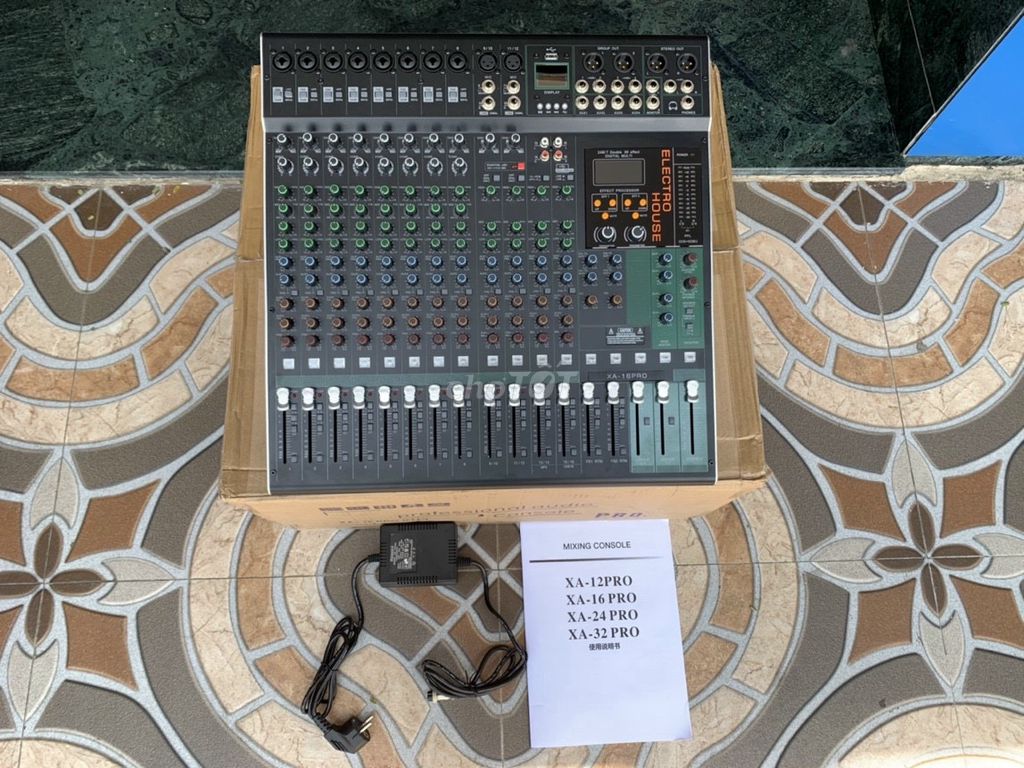 BÀN MIXER ELECTRO HOUSE XA-16PRO XỊN NHẬP KHẨU. Mua bán Tivi, Âm thanh tại Quận Sơn Trà Đà Nẵng được đăng bởi cường audio hình 1