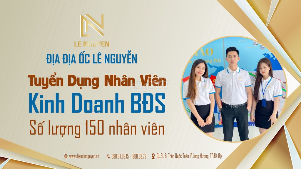Cần Tuyển 20 Bạn CVKD Làm Việc Tại Tp Bà Rịa