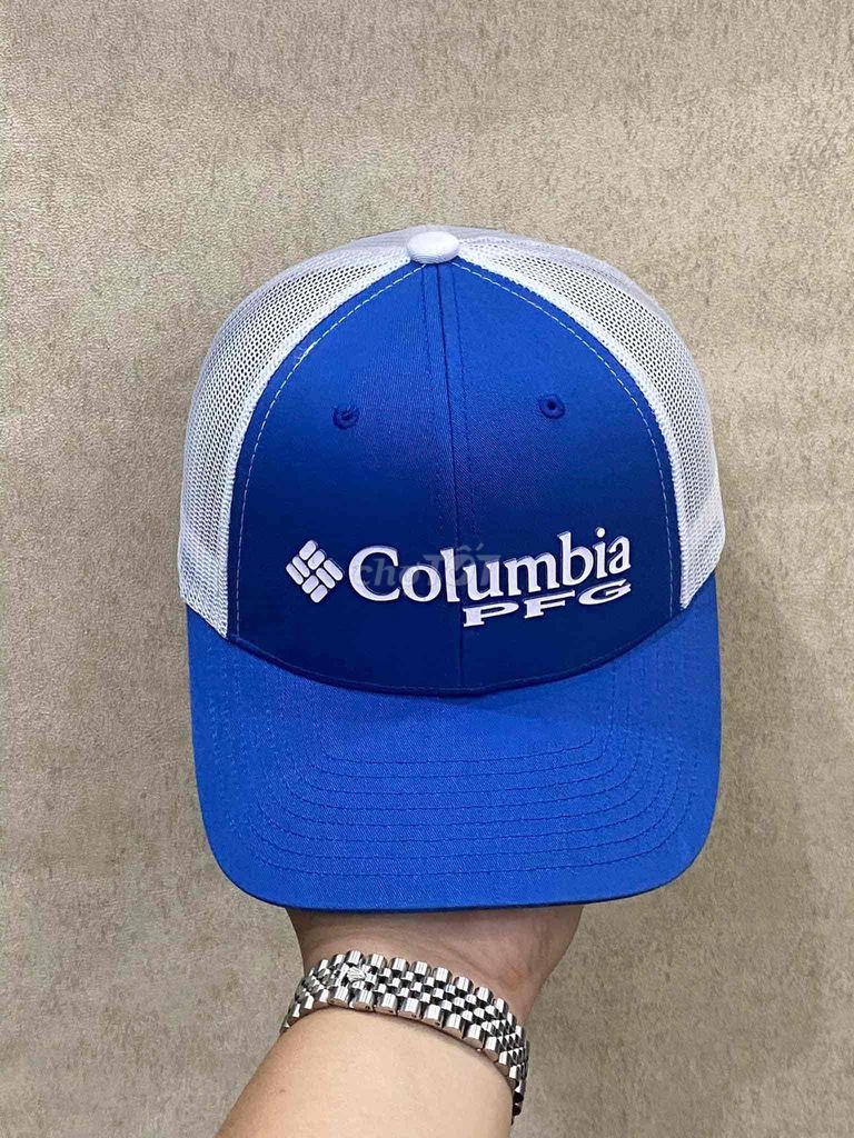 NÓN KẾT COLUMBIA MÀU XANH PHỐI LƯỚI