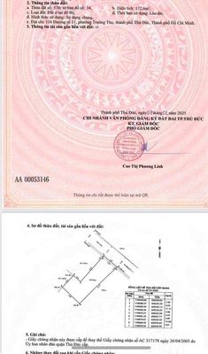 Bán Lô Đất Đường Oto Phường Trường Thọ Tp Thủ Đức 172m2 Ngang 7,2m