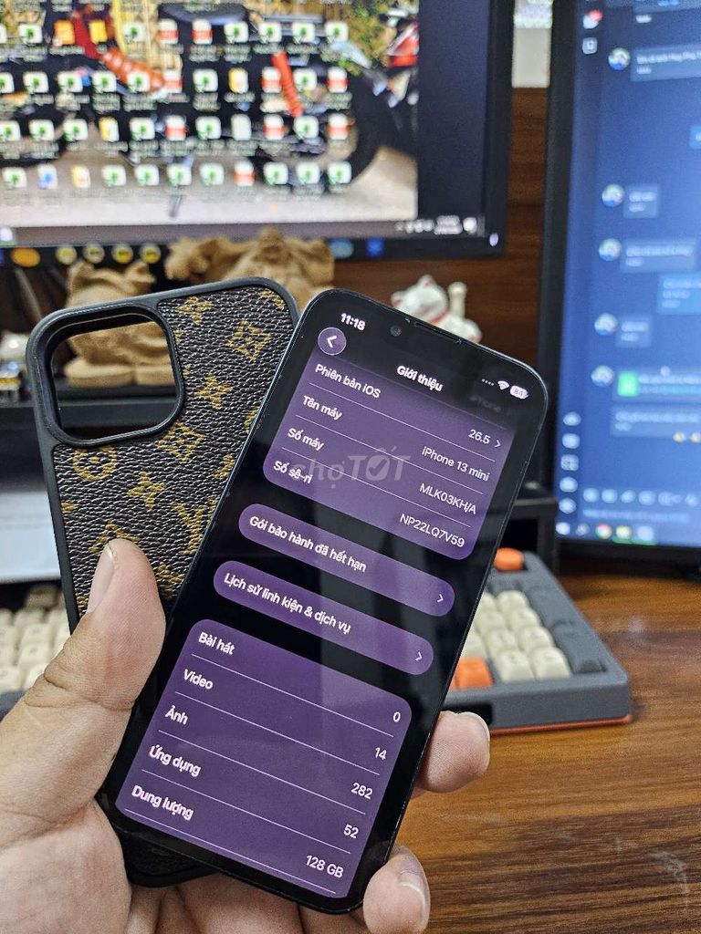 Apple iPhone 13 mini 128GB Đen. Mua bán Điện thoại tại Quận Đống Đa Hà Nội được đăng bởi BATMAN hình 1
