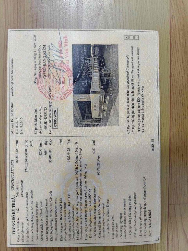 Thaco Ollin 450A 2013. Mua bán Xe tải, xe ben tại Huyện Bình Chánh Tp Hồ Chí Minh được đăng bởi Dương Ôtô  hình 4