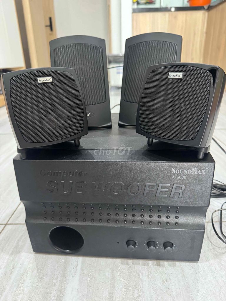 Loa vi tính SoundMax A5000 Đen. Mua bán Tivi, Âm thanh tại Thành phố Dĩ An Bình Dương được đăng bởi NGUYENTHIDANH hình 1