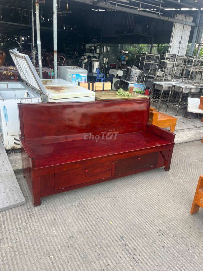 Ghế băng Gỗ 197x103x40cm. Mua bán Bàn ghế tại Quận Cái Răng Cần Thơ được đăng bởi Nguyễn Minh Trí  hình 1