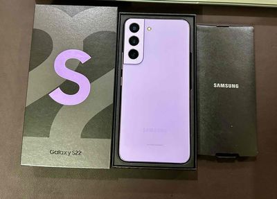 Samsung S22 purple cty liknew fullbox bh 1 năm