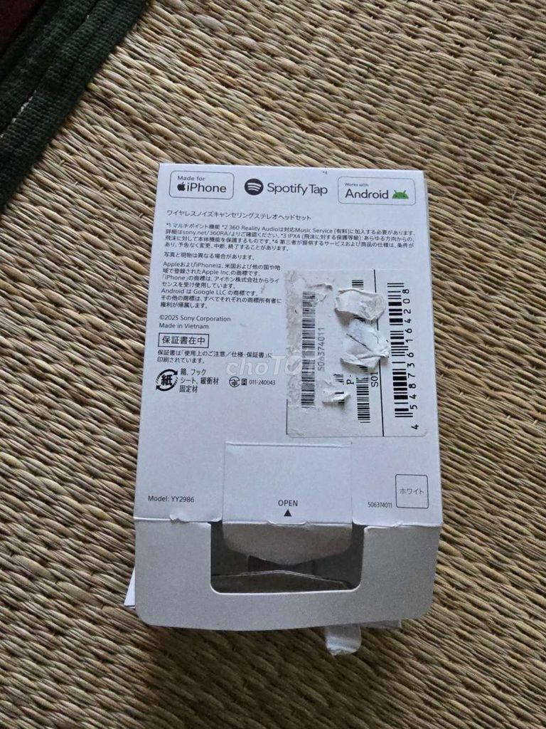 Tai nghe Sony WF-C710N Trắng Mới. Mua bán Tivi, Âm thanh tại Huyện Ba Tri Bến Tre được đăng bởi 787 boeing hình 1