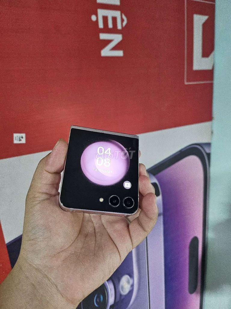 Samsung Z Flip 5 Tím. Mua bán Điện thoại tại Quận Cẩm Lệ Đà Nẵng được đăng bởi bảo hình 1