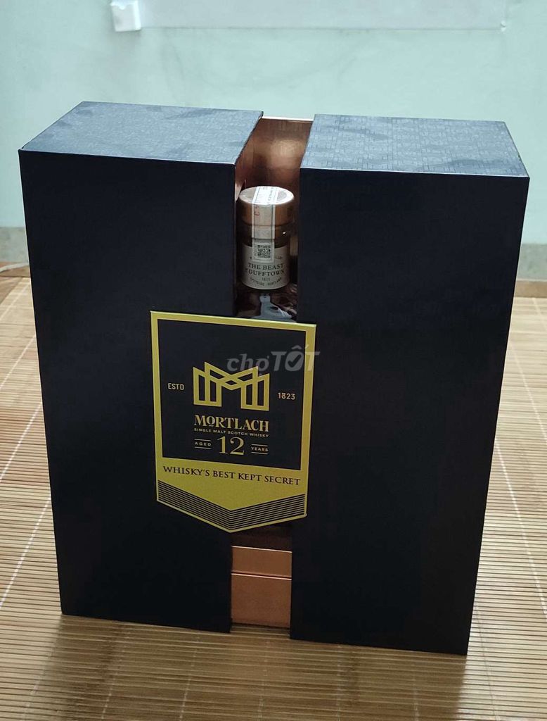 Vỏ chai rượu Mortlach 12 Đen. Mua bán Đồ sưu tầm, đồ cổ tại Quận Cầu Giấy Hà Nội được đăng bởi lee hình 1
