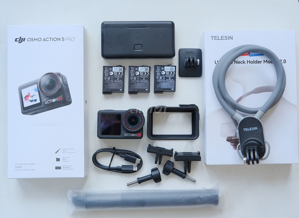 DJI Action 5 Pro adventure combo bh 28/4/2027. Mua bán Máy ảnh, Máy quay tại Huyện Bình Chánh Tp Hồ Chí Minh được đăng bởi TRAN TAN hình 1