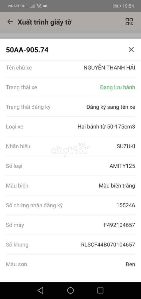 cần bán gấp xe cũ. Mua bán Xe máy tại Huyện Hóc Môn Tp Hồ Chí Minh được đăng bởi Linh Phạm hình 4