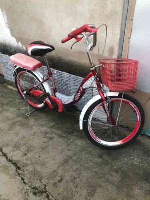 Xe đạp nữ 20 inch Đỏ, Trắng. Mua bán Xe đạp tại Thành phố Thủ Đức Tp Hồ Chí Minh được đăng bởi Thành chương 