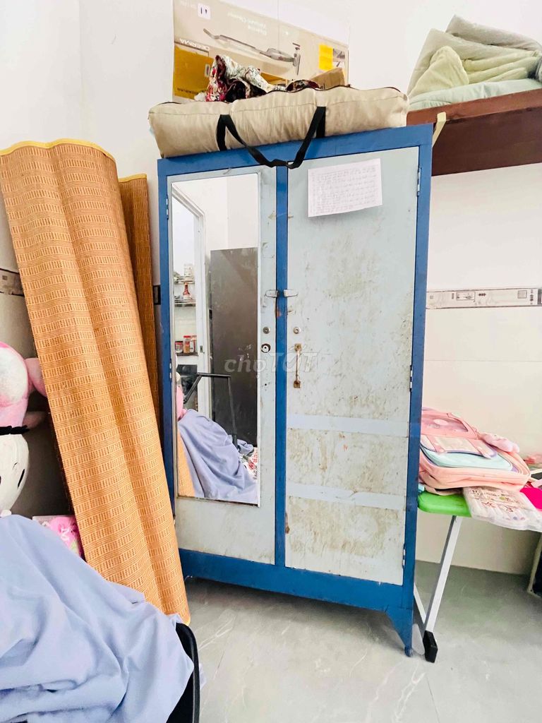 Tủ quần áo Sắt Xanh Trắng phù hợp cho người ở tẹo. Mua bán Tủ, kệ gia đình tại Quận Bình Tân Tp Hồ Chí Minh được đăng bởi Thị phương hình 1