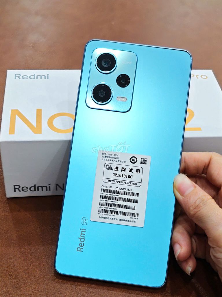 Xiaomi redmi note 12 pro 5G bản 8-128gb Fullbox. Mua bán Điện thoại tại Quận Đống Đa Hà Nội được đăng bởi Hn Store hình 1