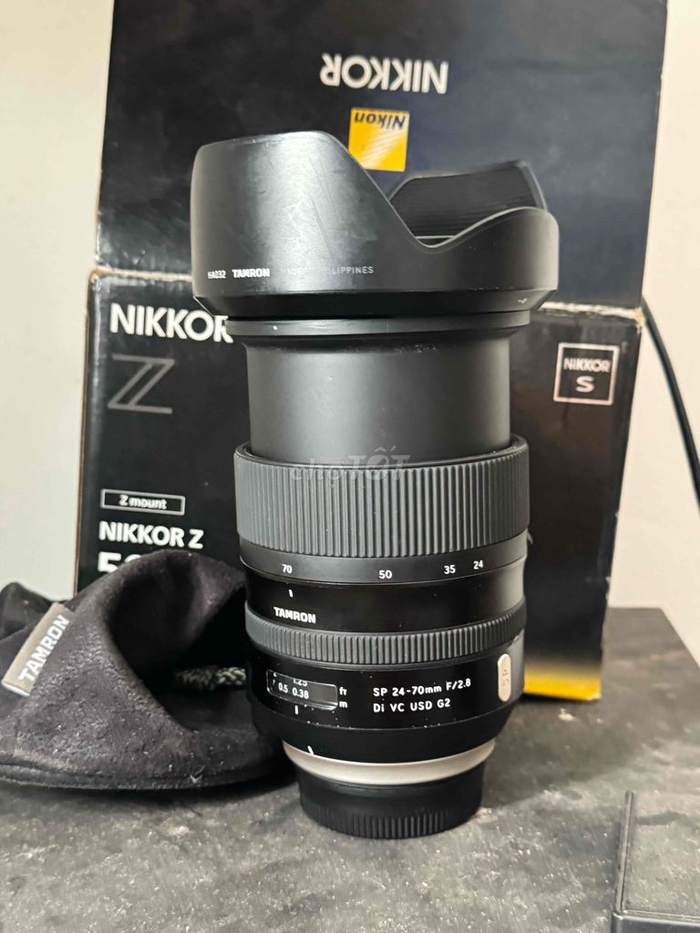 Ống kính Tamron SP 24-70mm F/2.8 Di VC USD G2. Mua bán Máy ảnh, Máy quay tại Quận Bình Tân Tp Hồ Chí Minh được đăng bởi NGO TUAN hình 1
