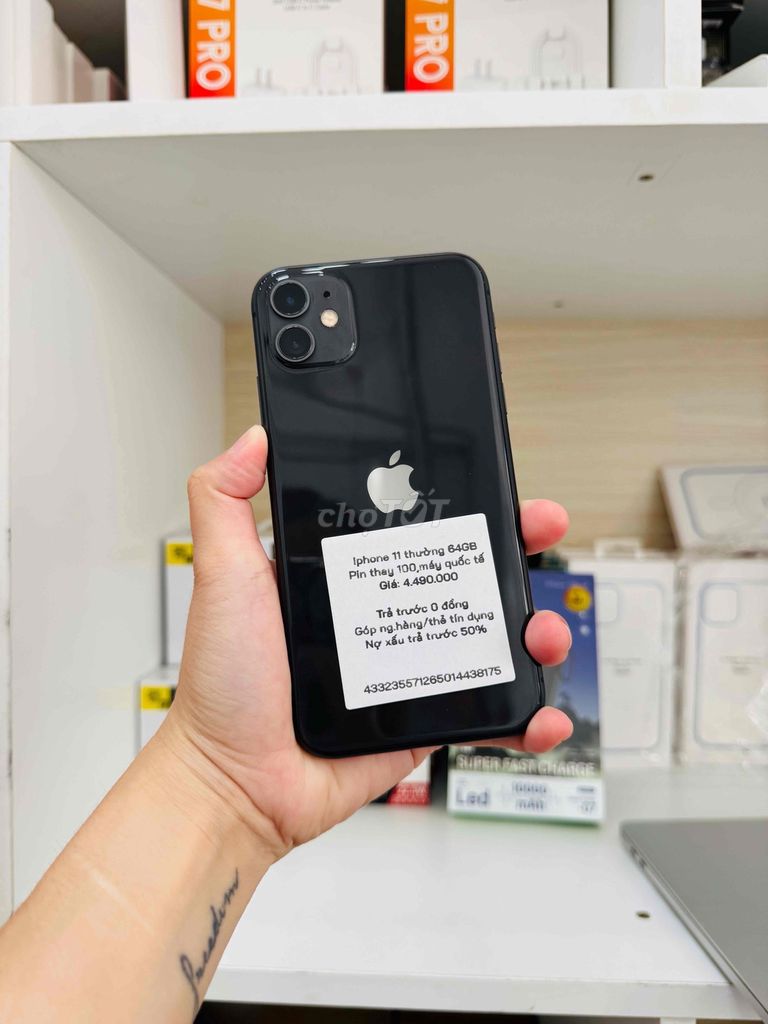 iPhone 11 64GB Đen 100%. Mua bán Điện thoại tại Thành phố Long Xuyên An Giang được đăng bởi Khoa Knmobile An Giang hình 1