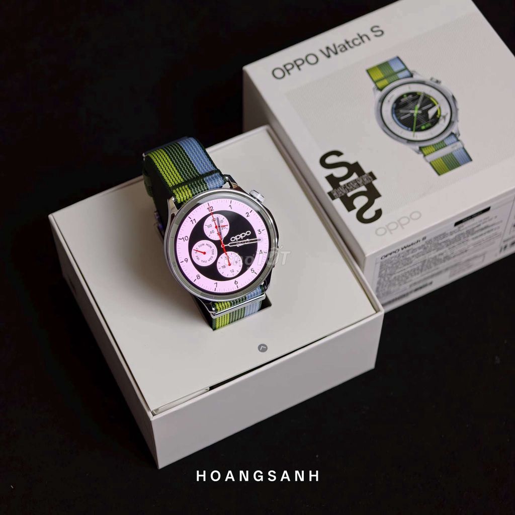 Oppo Watch S Xanh Chính Hãng Fullbox BH 01/2027. Mua bán Thiết bị đeo thông minh tại Quận 11 Tp Hồ Chí Minh được đăng bởi HOÀNG SANH hình 1