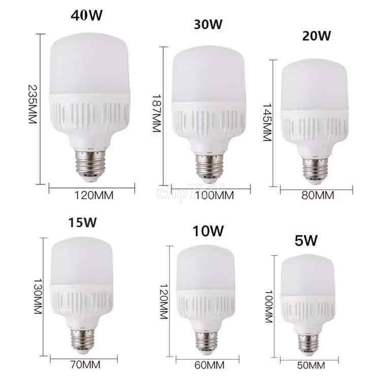 Bóng đèn LED Mỹ Linh 10W-50W Trắng. Mua bán Đèn tại Thành phố Thủ Dầu Một Bình Dương được đăng bởi Anh dương hình 1