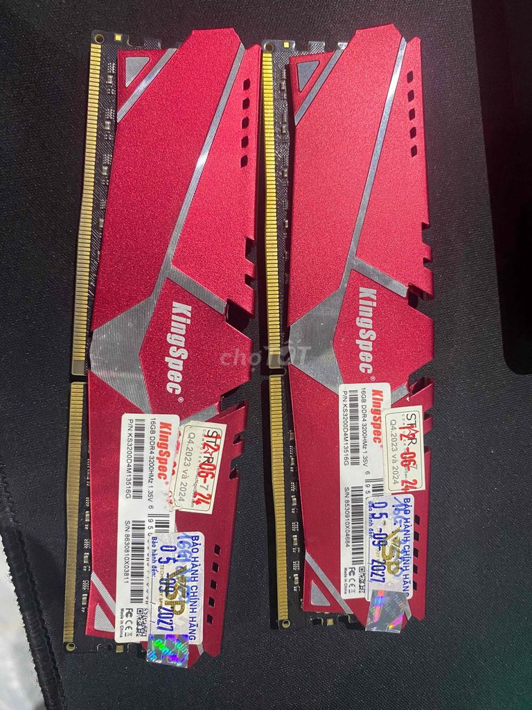 RAM KingSpec 16GB DDR4 3200MHz Đỏ. Mua bán Linh kiện (RAM, Card...) tại Thành Phố Đồng Hới Quảng Bình được đăng bởi Minh Đức hình 1