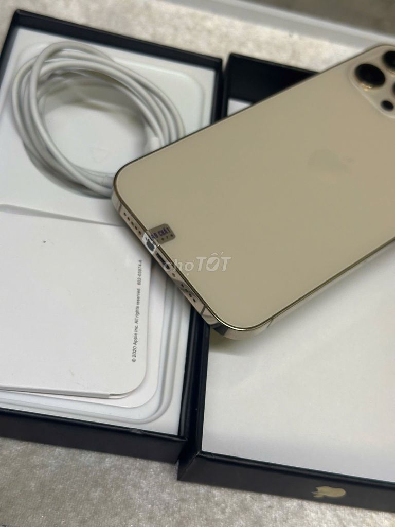 em passs iphone 12 Pro Max 256G màu Vàng Gold 98%