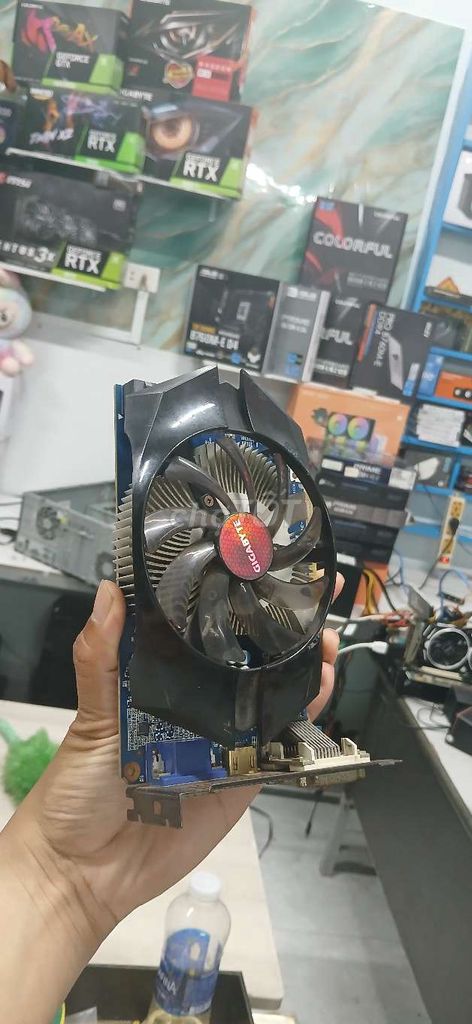 Card đồ họa Gigabyte GT740 2GB DDR5 Đã sử dụng. Mua bán Linh kiện (RAM, Card...) tại Thành phố Biên Hòa Đồng Nai được đăng bởi Vi tính thanh phúc hình 1