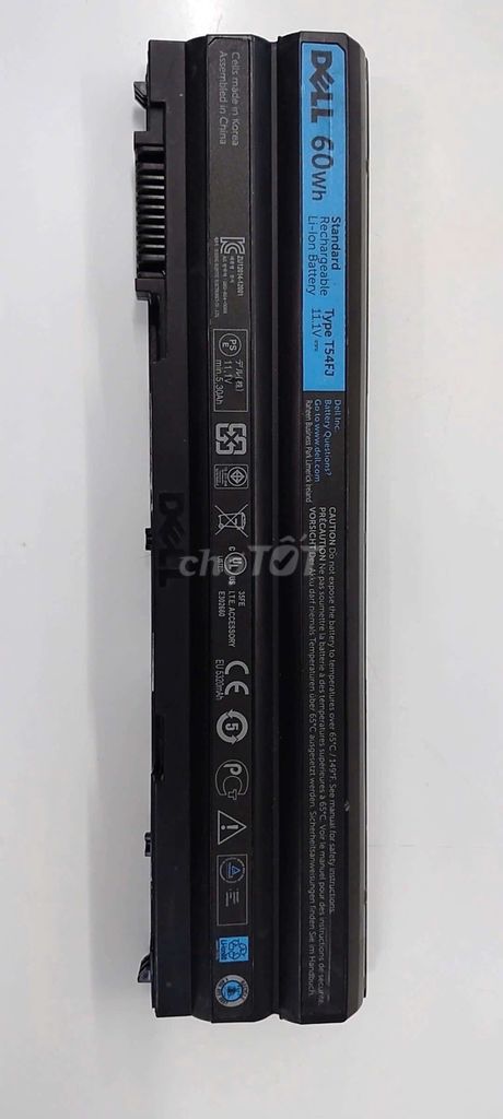 Pin laptop Dell T54FJ 60Wh 11.1V Hàn Quốc. Mua bán Linh kiện (RAM, Card...) tại Thành phố Thủ Đức Tp Hồ Chí Minh được đăng bởi Lê Anh Tuấn hình 1