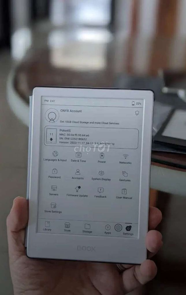 Máy đọc sách BOOX Poke4S Trắng. Mua bán Máy tính bảng tại Quận Cẩm Lệ Đà Nẵng được đăng bởi Mr Jack hình 1