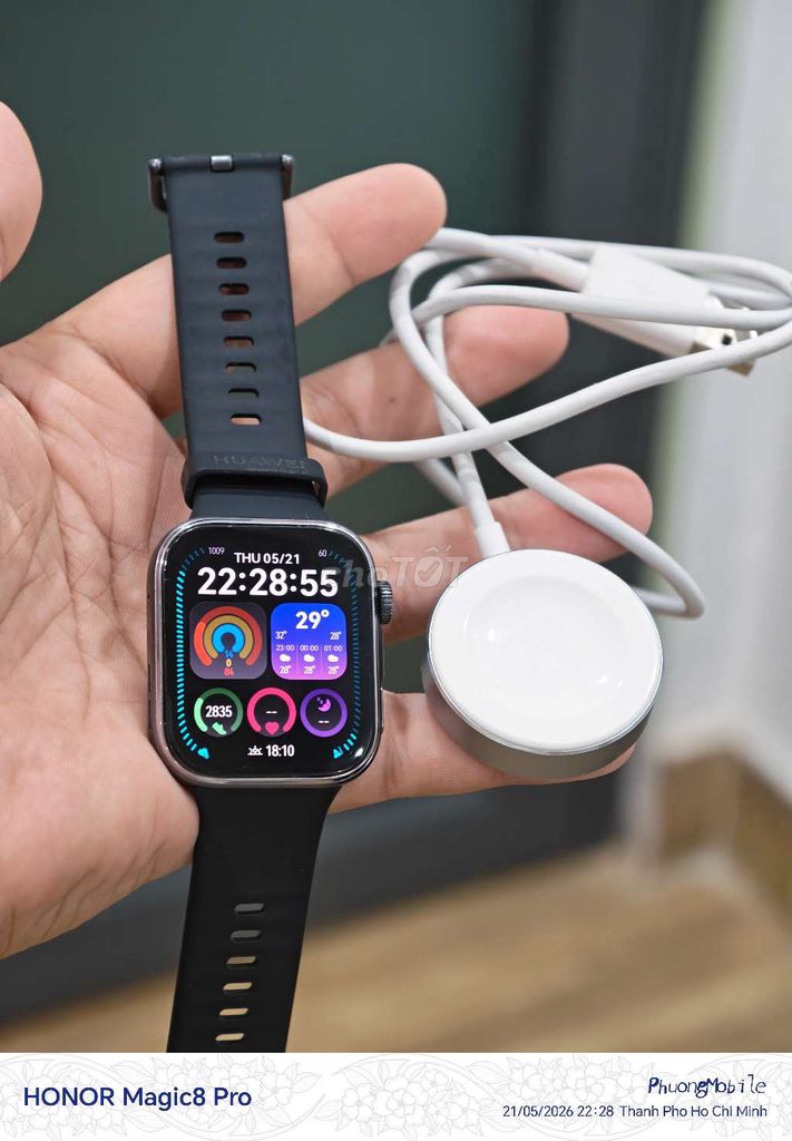 Huawei Watch Fit 4-913 Đen đẹp keng giá rẻ. Mua bán Thiết bị đeo thông minh tại Quận Tân Bình Tp Hồ Chí Minh được đăng bởi Phương Tech hình 1