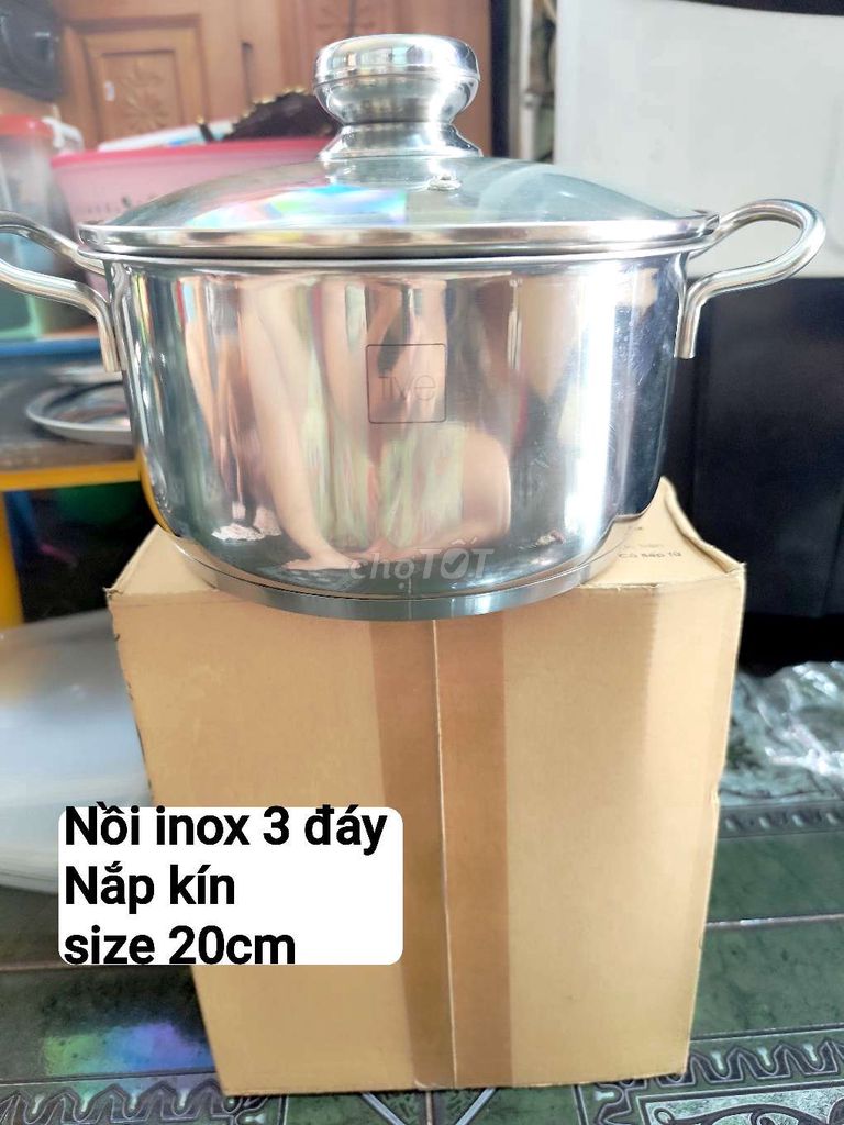 Nồi Inox Five Star 20cm 3 đáy. Mua bán Dụng cụ nhà bếp tại Thành phố Thuận An Bình Dương được đăng bởi Trần Tuyết Hạnh hình 1