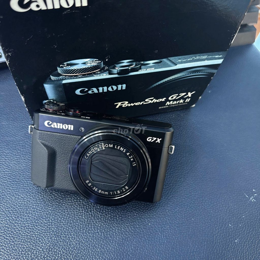 Máy ảnh Canon PowerShot G7X Mark II Black Like New