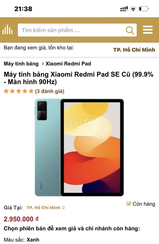 Xiaomi Redmi Pad 128GB quốc tế